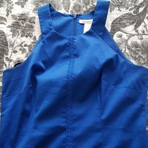 Halter dress with front pockets